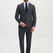 Vintage-Tweed-Plaid-Suit-for-Men-Navy
