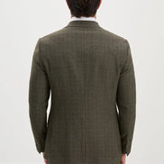 Vintage-Tweed-Plaid-Suit-for-Men-Olive