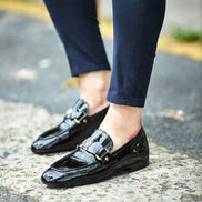 Rapid Patent Black Penny Loafers