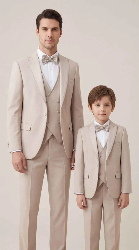 Wilson Beige Father and Son Tuxedo