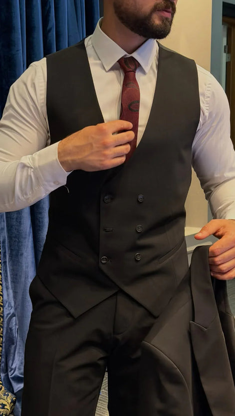 Black Plus Size Suit