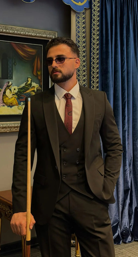 Black Plus Size Suit
