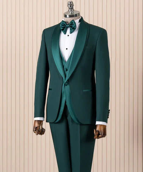 Dark Green Tuxedo for Men