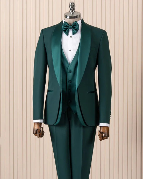 Dark Green Tuxedo for Men