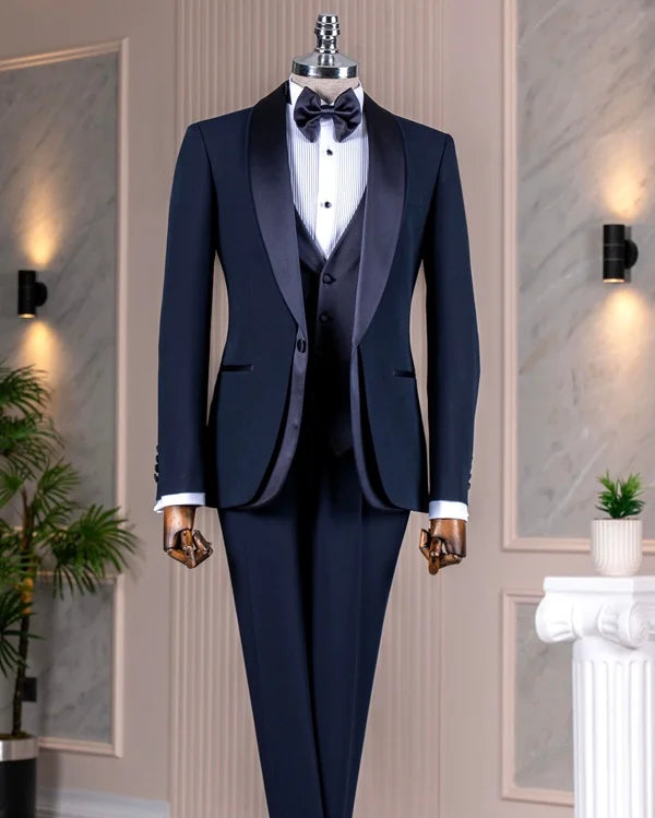 Wilson Navy Blue Tuxedo for Men