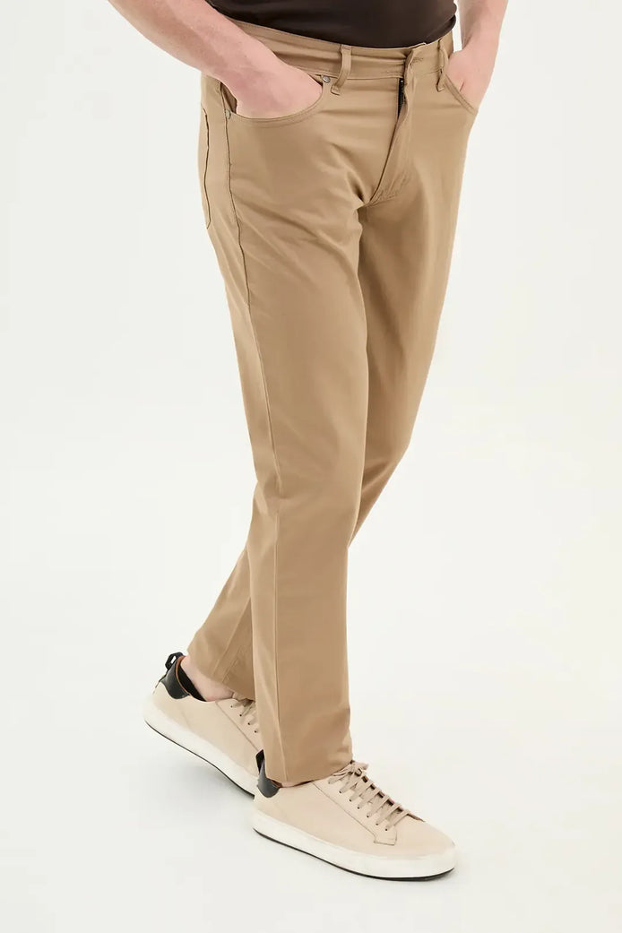 Slim Fit Light Brown Jeans