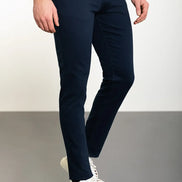 Slim Fit Navy Blue Jeans