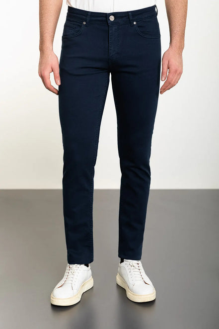 Navy Blue Slim Fit Jeans