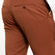Rust Wool Pants for Men