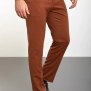 Rust Mens Wool Pants 