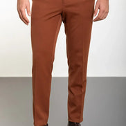 Rust Brown Wool Pants