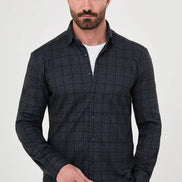Black Windowpane Shirt