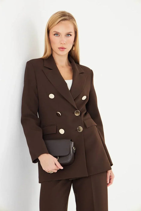 Brown Business Suit for Women