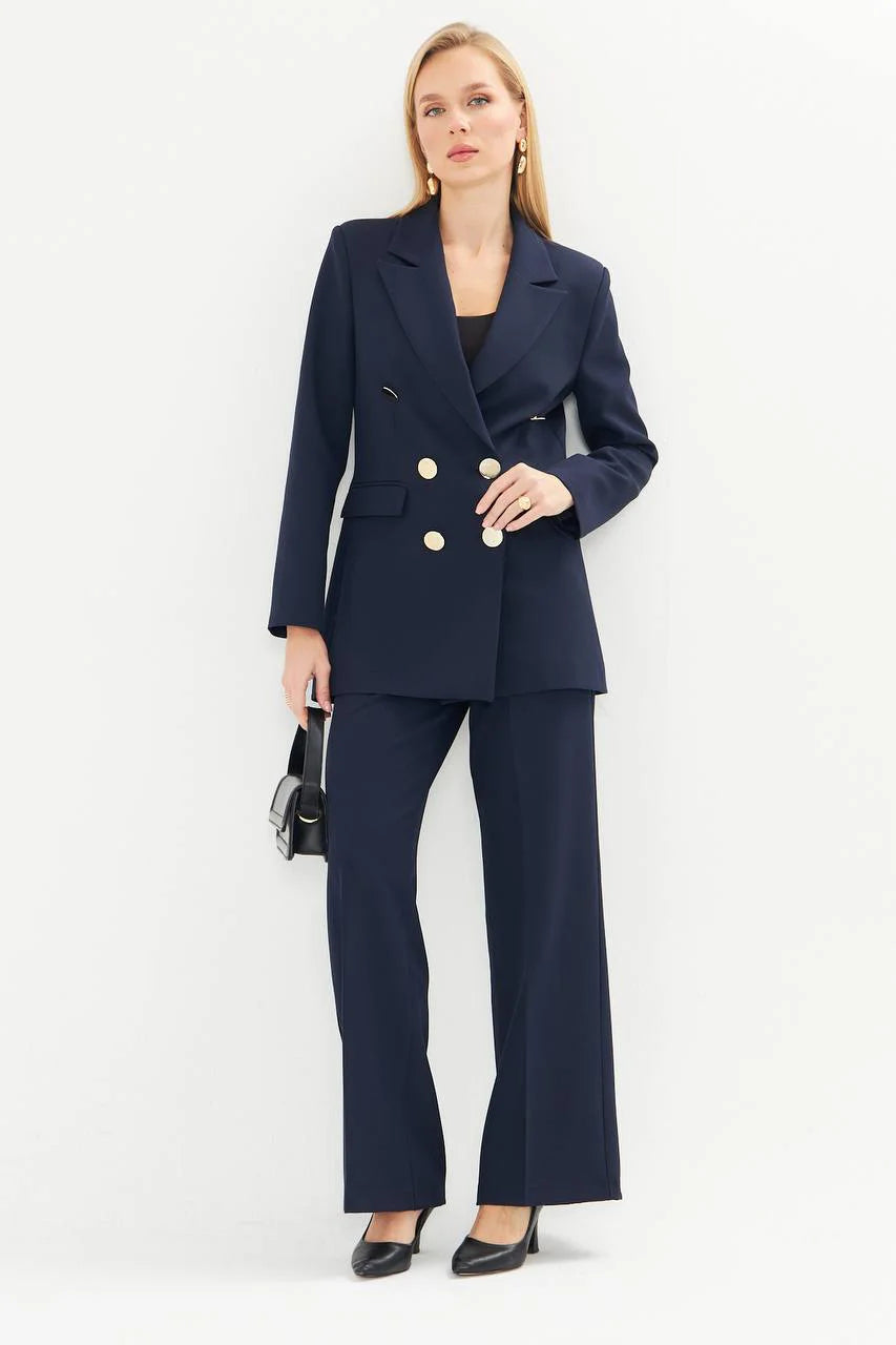 Navy Blue Business Suit for Women