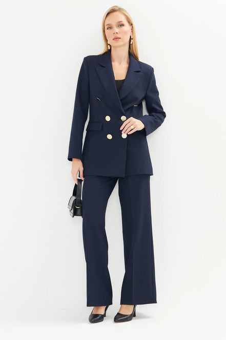 Navy Blue Business Suit for Women
