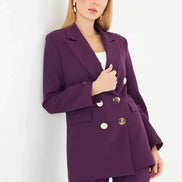 Purple Business Suit for Women