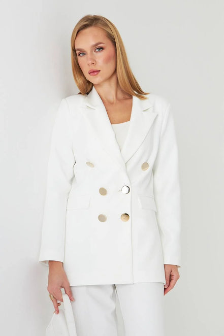 White Business Suit for Women