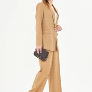 Women's Slim Suit Brown