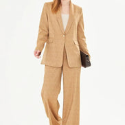 Women's Slim Suit Brown