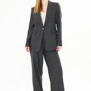 Women's Slim Suit Dark Gray