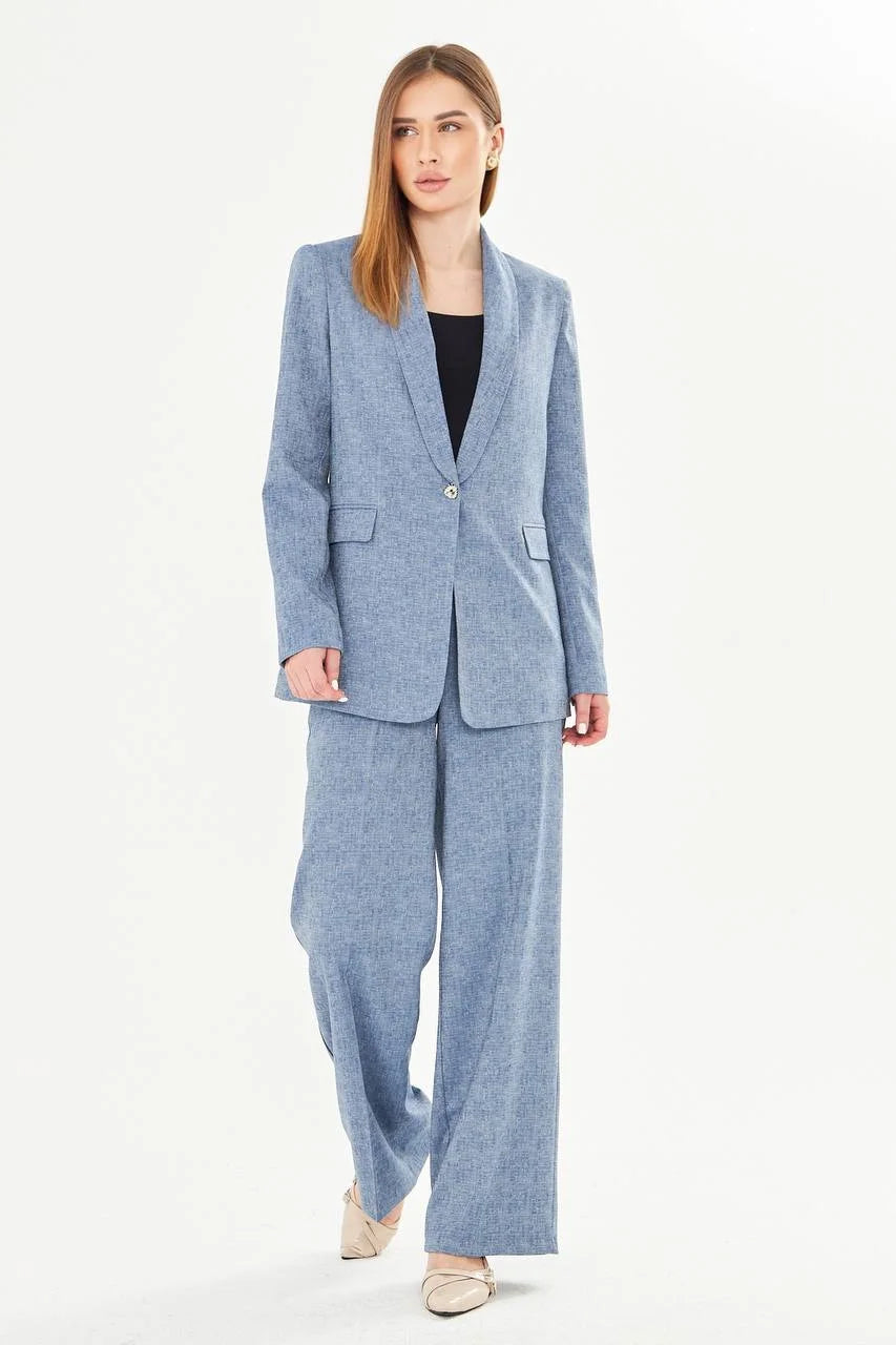 Addison Women's Slim Suit Indigo