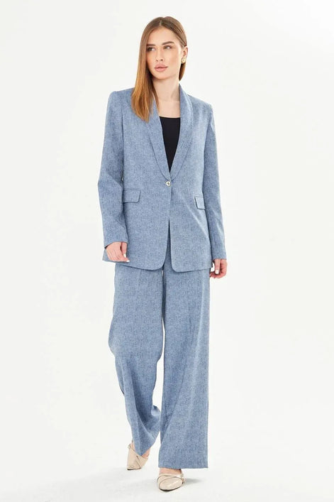 Addison Women's Slim Suit Indigo