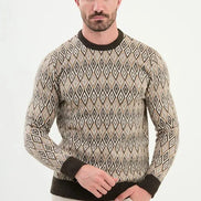 Ames Men's Wool Crewneck Sweater Brown