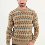 Ames Cotton Crewneck Sweater Beige