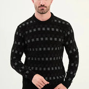 Ames Cotton Crewneck Sweater Black