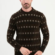 Ames Cotton Crewneck Sweater Brown
