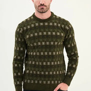 Ames Cotton Crewneck Sweater Green