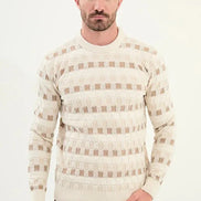Ames Cotton Crewneck Sweater Off White