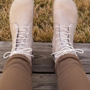 Barefoot Ladies Beige Ankle Boots