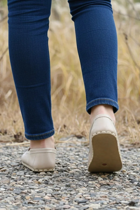 Barefoot Beige Moccasins