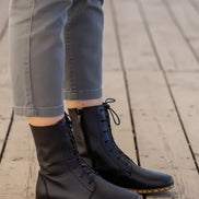 Barefoot Black Ankle Boots for Women