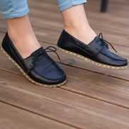 Barefoot Black Boat Shoes
