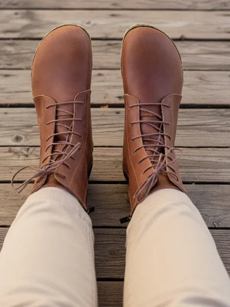 Barefoot Women's Brown Ankle Boots