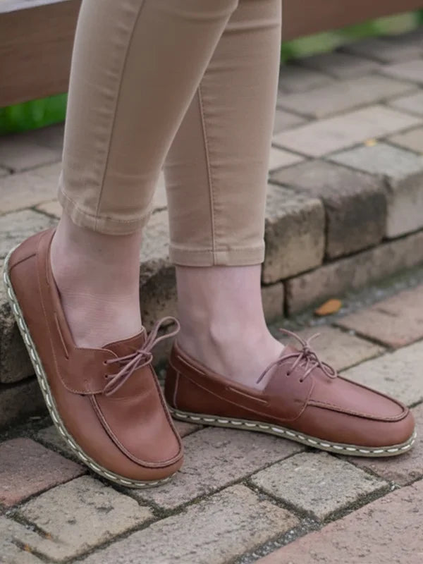 Barefoot Brown Boat Shoes