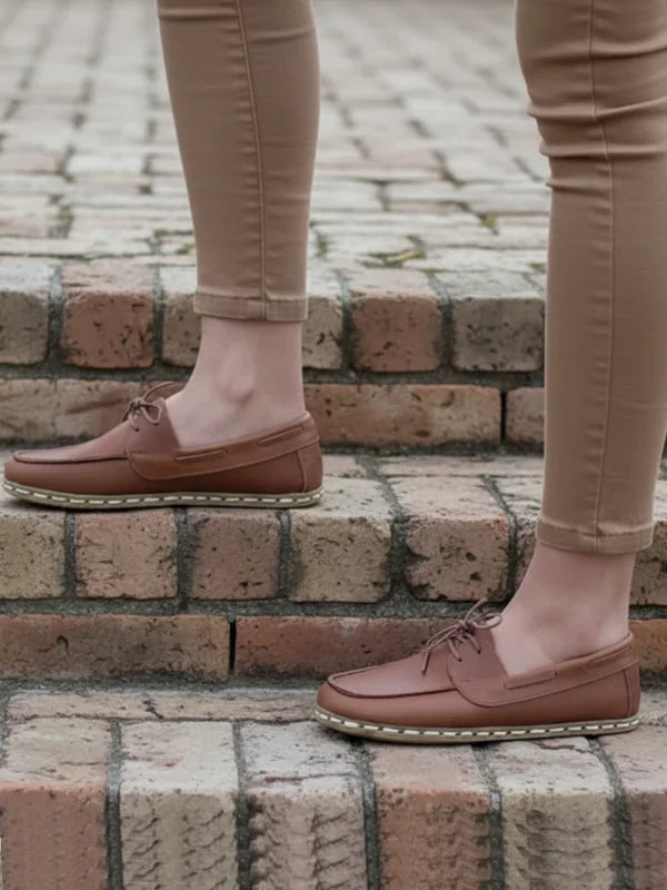 Women Brown Boat Shoes