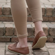 Barefoot Brown Boat Shoes for Women