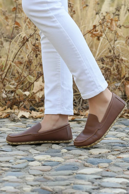 Barefoot Brown Moccasins
