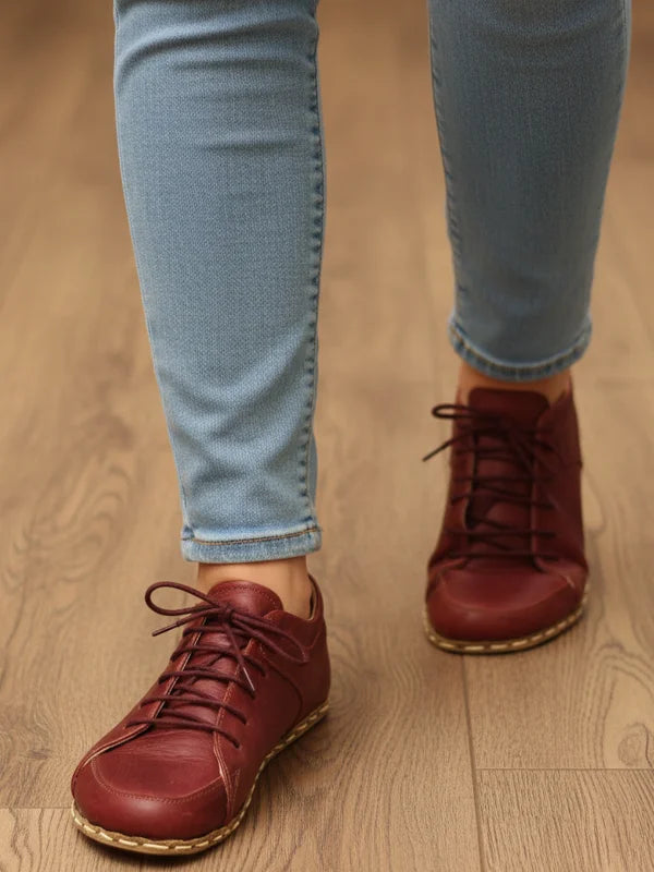 Barefoot Burgundy Sneakers for Women