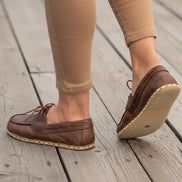 Women Coffee Boat Shoes