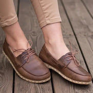 Barefoot Coffee Boat Shoes for Women