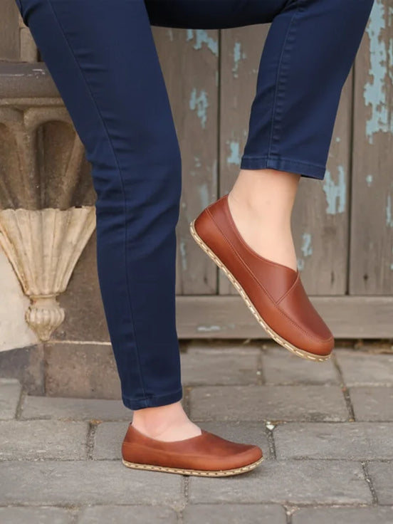 Barefoot Women's Brown Ballet Flats