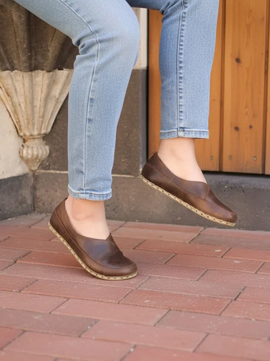 Barefoot Women's Coffee Ballet Flats