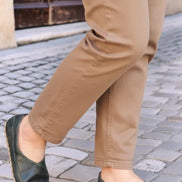 Barefoot Women's Dark Green Ballet Flats