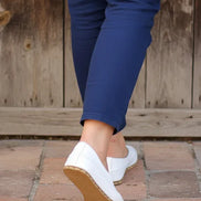 Barefoot White Ballet Flats