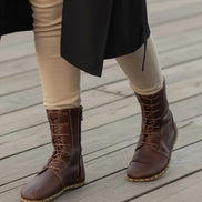 Barefoot Women's Dark Brown Ankle Boots