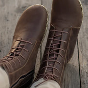 Barefoot Dark Brown Ankle Boots